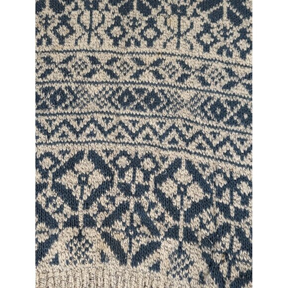 Vintage Windsor Shirt Co Mens Sweater Fair Isle Cotton Classic Essential L - Picture 2 of 5
